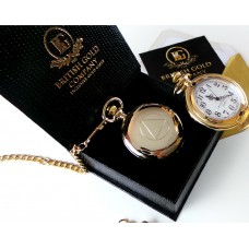 "One Day at a Time" Gold Plated Sobriety Symbol Pocket Watch "One Day at a Time" Gold Plated Sobriety Symbol Pocket Watch